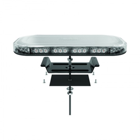 Mini R65 LED Lightbar - Single Bolt Mount - Clear Lens